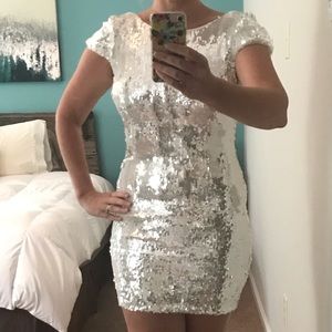 Dress the Population Cocktail Sequin Dress